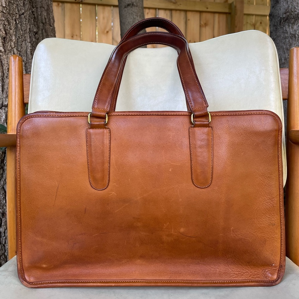 Vintage Coach Marketing Tote British Tan